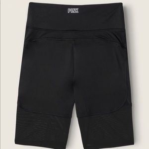 PINK Mesh Biker Shorts - Size: Medium